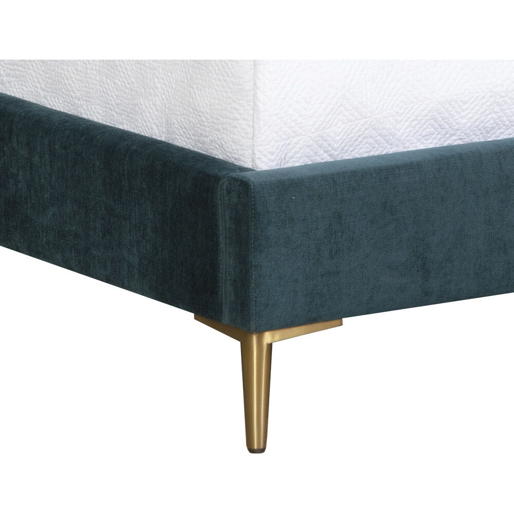 Elizio Danny Teal Bed, Queen